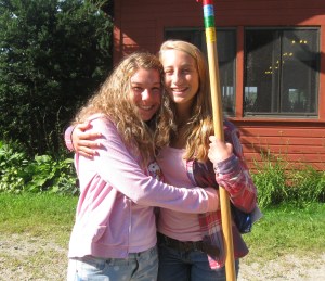 My friend and I parting ways after attending a yearly Christian summer camp in Massachusetts. August 2013.