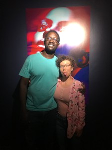 Tetu Shani, one of my favorite artists! I performed "Chemistry" with him! Thanks @Kairo for taking this shot on my phone.